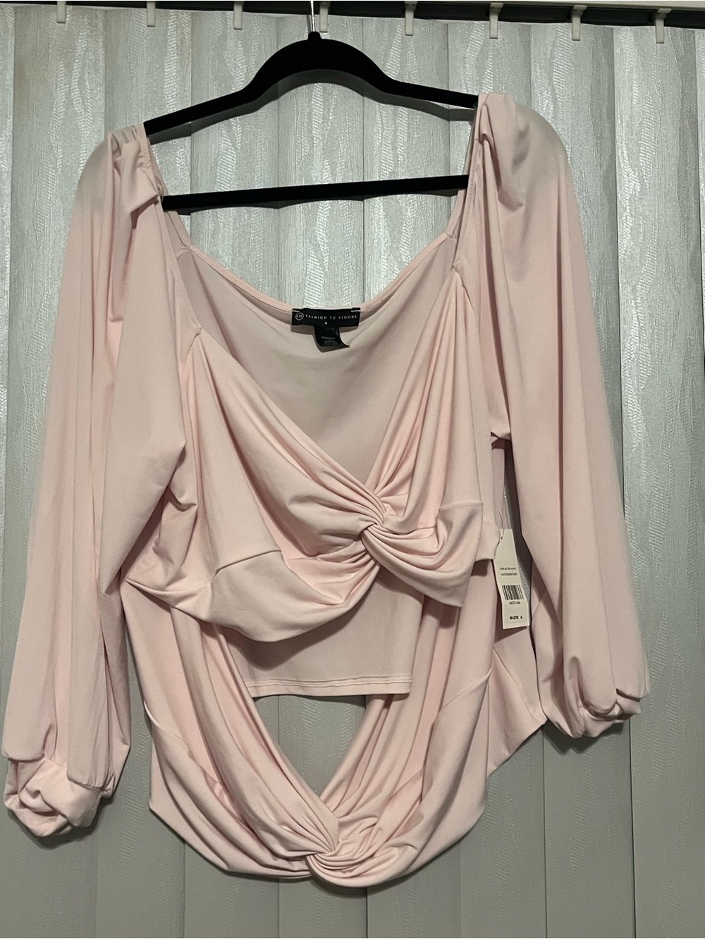 Fashion to figure Angela Twist Front Knit Top